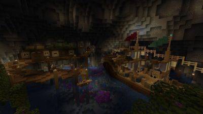 Геймеры создали в Minecraft настоящую пиратскую бухту: фото работы - games.24tv.ua