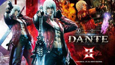 Брутальный Данте из Devil May Cry 3: Dante's Awakening представлен в виде скульптуры - playground.ru
