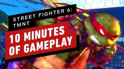 10 минут геймплея кроссовера "Черепашек-ниндзя" и Street Fighter 6 - playground.ru - Япония