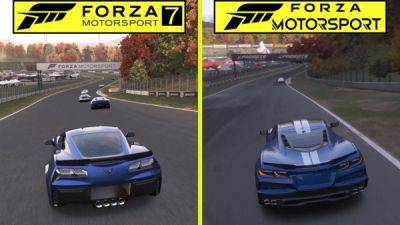 В сети появилось сравнение графики Forza Motorsport и Forza Motorsport 7 - playground.ru