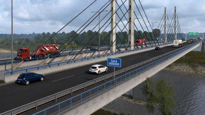 Западные Балканы в Euro Truck Simulator 2. Мосты и водоёмы на новых скриншотах - gametech.ru - Белград