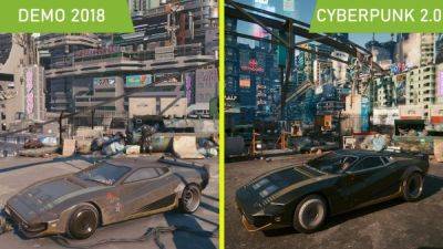 Сравнительный ролик Cyberpunk 2077 2.0 с демкой 2018 года - playground.ru