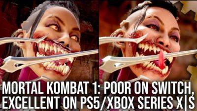 Согласно Digital Foundry, Mortal Kombat 1 впечатляет на PS5 и Xbox Series, но слишком тяжела для Nintendo Switch - playground.ru