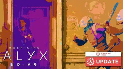 Мод NoVR для Half-Life: Alyx получит крупное обновление в октябре этого года - playground.ru