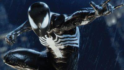 Eddie Brock - Peter Parker - Spider-Man 2 Rogues' gallerij met beste blik op Venom, Kraven, Lizard en Spidey met een zwart pak - ru.ign.com