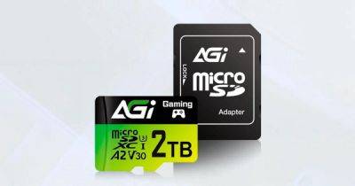 AGI выпускает первую на рынке microSD-карту ёмкостью 2 ТБ - playground.ru - Тайвань