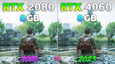 Видеокарты GeForce RTX 4060 и GeForce RTX 2080 сравнили в 10 играх в 2024 году - playground.ru
