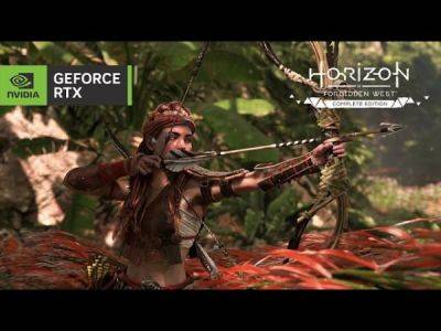 Трейлер особенностей ПК-версии Horizon Forbidden West: Complete Edition показывает технологии NVIDIA в действии - playground.ru