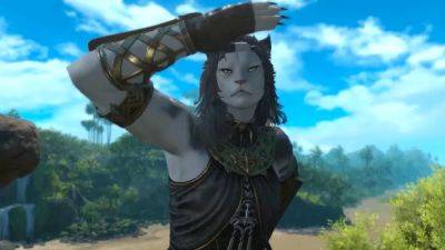 Final Fantasy XIV: Dawntrail - Officiële nieuw ras 'Female Hrothgar' trailer - ru.ign.com