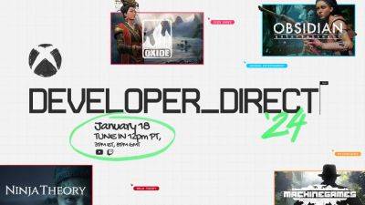 Tom Van-Stam - Xbox en Bethesda Developer Direct presentatie bevestigd voor 18 januari - ru.ign.com - state Indiana - county Jones - state Delaware