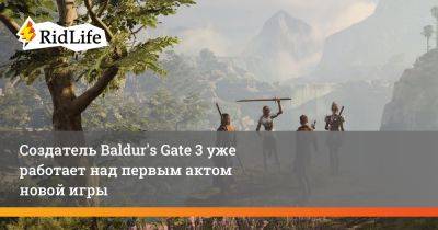 Свен Винк - Создатель Baldur's Gate 3 уже работает над первым актом новой игры - ridus.ru