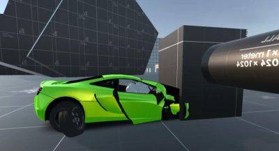 В симуляторе ралли DriveX Car Crash Simulator есть система повреждений и полосы препятствий - app-time.ru - Россия