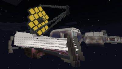 NASA построило телескоп Джеймса Уэбба в Minecraft, чтобы заинтересовать игроков изучать космос - games.24tv.ua