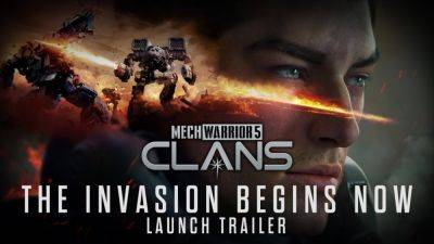 Представлен релизный трейлер MechWarrior 5: Clans - playground.ru