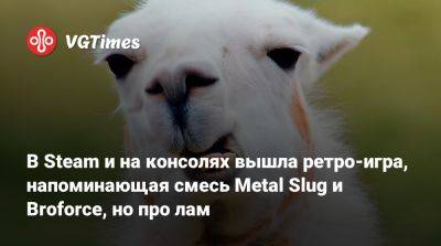 В Steam и на консолях вышла ретро-игра, напоминающая смесь Metal Slug и Broforce, но про лам - vgtimes.ru