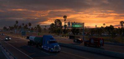 Ремейк Калифорнии в American Truck Simulator завершат в обновлении 1.53. Новые скриншоты переделки региона - gametech.ru - Сша - штат Калифорния - state California