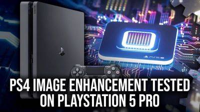 При сравнении PS5 Pro и PS4 заметно, что первая использует машинное обучение для повышения детализации - playground.ru