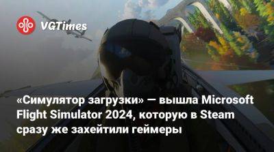 «Симулятор загрузки» — вышла Microsoft Flight Simulator 2024, которую в Steam сразу же захейтили геймеры - vgtimes.ru