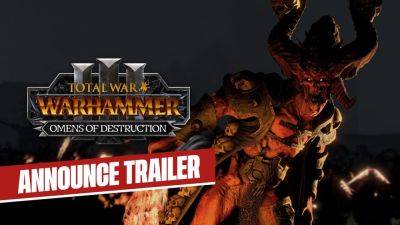 Кровожадные знамения разрушений в трейлере следующего DLC для Total War: Warhammer 3 - playground.ru