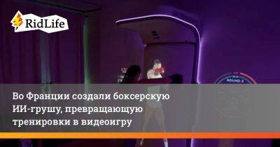 Во Франции создали боксерскую ИИ-грушу, превращающую тренировки в видеоигру - ridus.ru - Франция