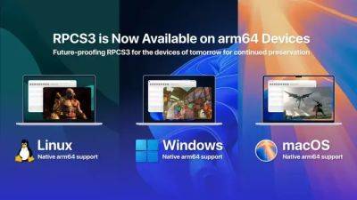 Эмулятор PlayStation 3 получил нативную поддержку архитектуры ARM64 - gametech.ru