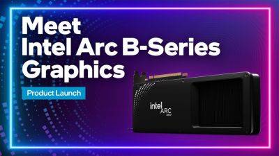 Intel анонсирует видеокарты Arc B580 12 ГБ по цене $249 и Arc B570 10 ГБ по цене $219, быстрее RTX 4060 в среднем на 10% - playground.ru