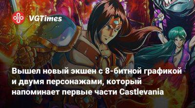 Вышел новый экшен с 8-битной графикой и двумя персонажами, который напоминает первые части Castlevania - vgtimes.ru