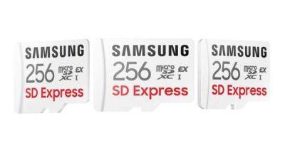 Samsung в этом году выпустит карту microSD SD Express емкостью 256 ГБ со скоростью 800 Мб / с - playground.ru