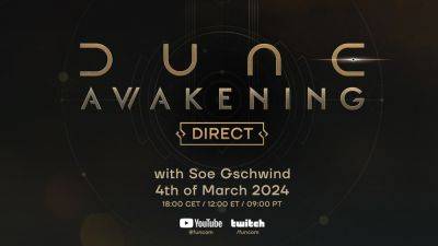 Funcom покажет два трейлера Dune: Awakening 4 марта - playisgame.com - Москва