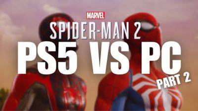 Неофициальную ПК-версию Marvel's Spider-Man 2 сравнили с версией на PlayStation 5 - playground.ru - Для