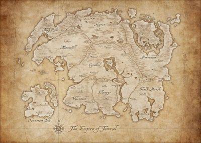 Энтузиаст создал деревянную карту всего Тамриэля из мира The Elder Scrolls - playground.ru