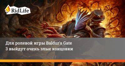 Свен Винк - Для ролевой игры Baldur's Gate 3 выйдут очень злые концовки - ridus.ru