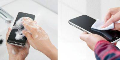Японская Sharp выпустила "пенсионерский" смартфон - его можно мыть с мылом - playground.ru - Япония
