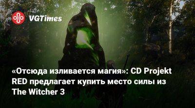 «Отсюда изливается магия»: CD Projekt RED предлагает купить место силы из The Witcher 3 - vgtimes.ru - Россия