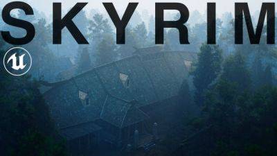 Лео Торрес - Энтузиаст воссоздал Фолкрит из The Elder Scrolls V: Skyrim на Unreal Engine 5 - playground.ru