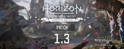 Выпущен патч 1.3 для ПК-версии Horizon Forbidden West, улучшающий потоковую передачу текстур - playground.ru