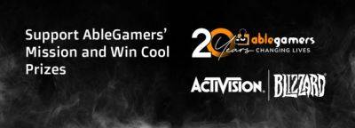 Activision Blizzard и AbleGamers проводят сбор средств на благотворительность с разыгрыванием наград - noob-club.ru