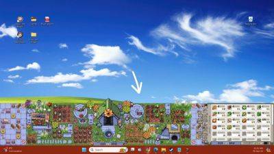 Morris Games - Симулятор фермы Rusty's Retirement находится внизу экрана, пока игрок обманывает себя, что занимается работой - gametech.ru