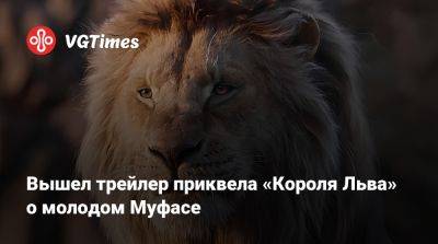 Вышел трейлер приквела «Короля Льва» о молодом Муфасе - vgtimes.ru