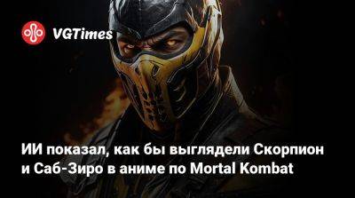 Лариса Крофт - Джон Кейдж - ИИ показал, как бы выглядели Скорпион и Саб-Зиро в аниме по Mortal Kombat - vgtimes.ru