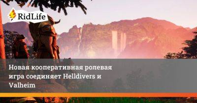 Новая кооперативная ролевая игра соединяет Helldivers и Valheim - ridus.ru
