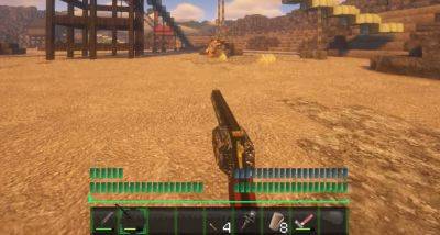 Моддер Minecraft воссоздаёт мир Fallout New Vegas с механикой стрельбы из огнестрельного оружия - gametech.ru