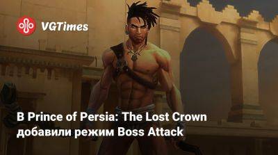 В Prince of Persia: The Lost Crown добавили режим Boss Attack - vgtimes.ru
