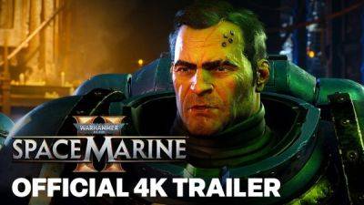 Новый брутальный трейлер Warhammer 40,000: Space Marine 2 посвятили кооперативному режиму - playground.ru