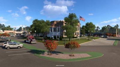 Новые скриншоты из будущего DLC Арканзас для American Truck Simulator - живописные города - playground.ru - Сша - штат Миссисипи - штат Арканзас