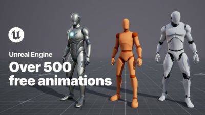 Epic Games сделала приятный сюрприз пользователям Unreal Engine, предложив бесплатный пакет с 500+ анимациями персонажей - playground.ru