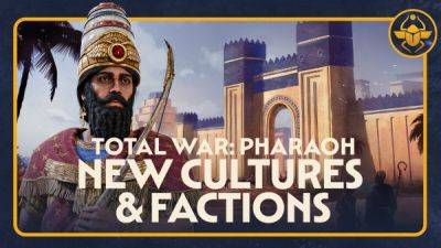 Разработчики Total War: Pharaoh добавят 4 основные и 25 второстепенных фракций в будущем обновлении - playground.ru