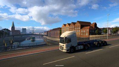 Свежие скриншоты переделки Германии в Euro Truck Simulator 2 - Bremen - playground.ru - Германия