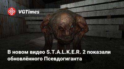 В новом видео S.T.A.L.K.E.R. 2 показали обновлённого Псевдогиганта - vgtimes.ru