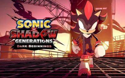 Столкновение между прошлым и будущим в трейлере мини-сериала Sonic X Shadow Generations: Dark Beginnings - gametech.ru